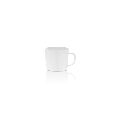 Tea and Coffee Mug 250 ml Polypropylene White