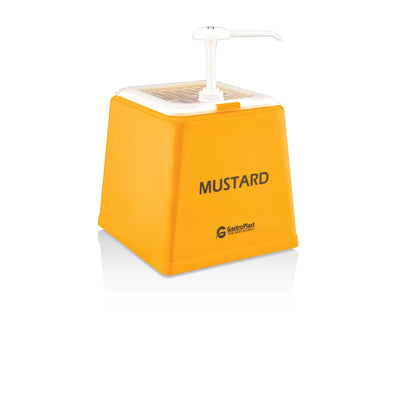 Mustard Dispenser with Stand Yellow PP/ABS