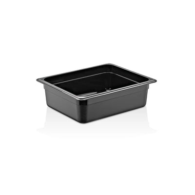GN 1/2 Black Polycarbonate Container 65 mm