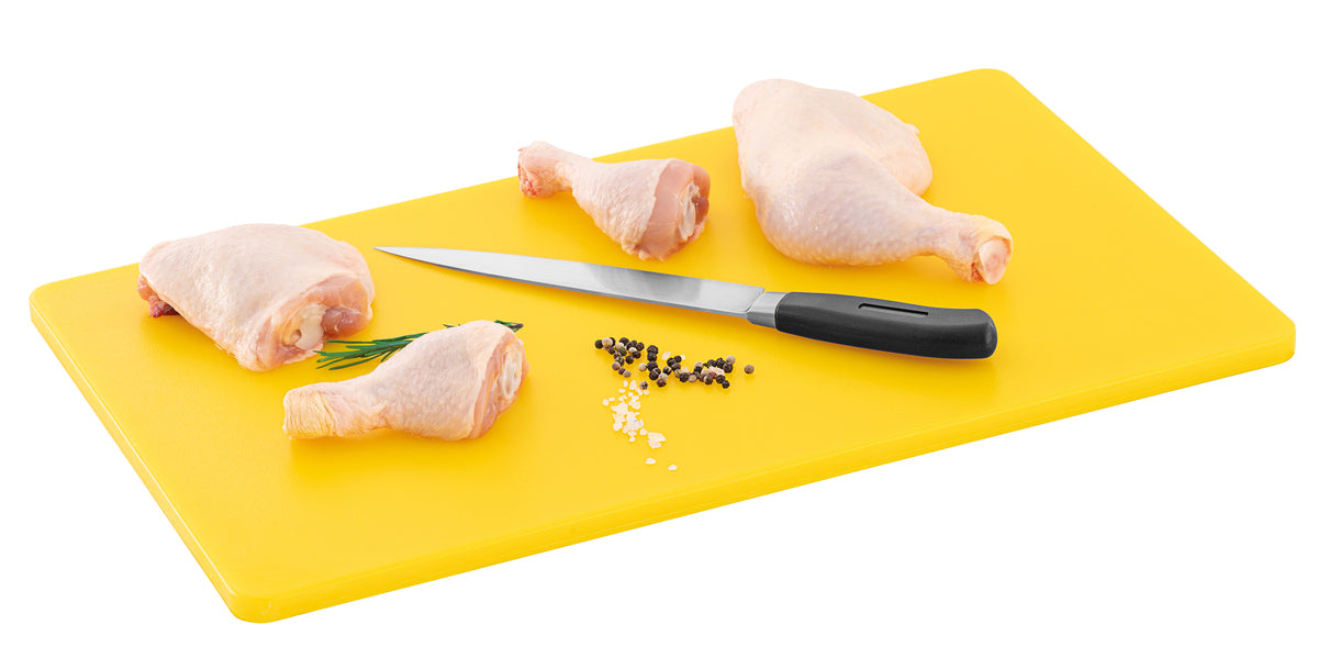 Cutting Board 530×325×20 mm Yellow Polyethylene
